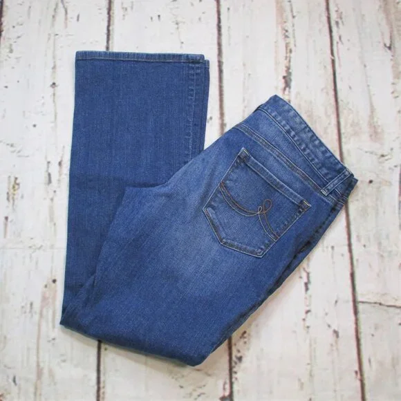 Ann Taylor LOFT Mid Rise Original Bootcut Jeans - Picture 5 of 8